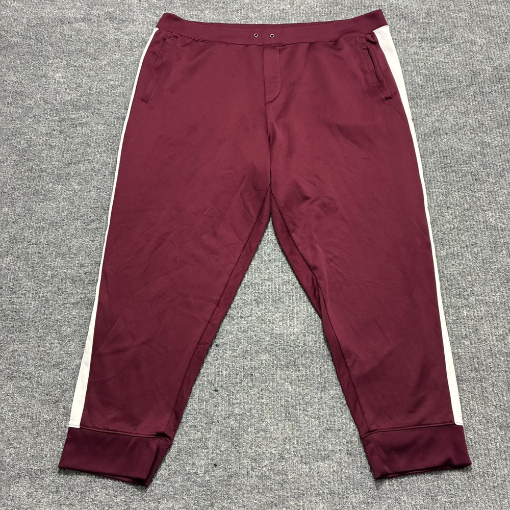 Vintage Polo Sport Ralph Lauren Mens Track Pants Size 2XB Maroon Pull On Jogger